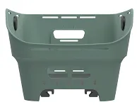 Kosz tylny Basil Cento Neo WSL - 21 L - silvergreen - 5