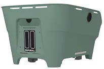 Kosz tylny Basil Cento Neo WSL - 21 L - silvergreen - 3