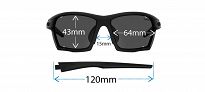 Okulary TIFOSI KILO POLARIZED blackout (1 szkło Smoke 15,4% ) - 10