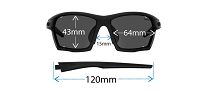 Okulary TIFOSI KILO POLARIZED blackout (1 szkło Smoke 15,4% ) - 10