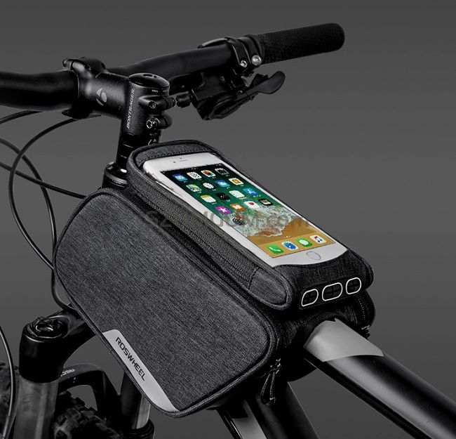 Sakwa rowerowa na ramę ROSWHEEL Essentials cover- telefon- do 6,4