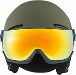 Kask zimowy  narciarski i snowboardowy ALPINA ARBER VISOR Q-LITE - Olive matt - 4