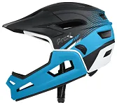 Kask z odpinaną szczęką Prox CAGE II – niebiesko-czarny (55-62cm) - 2