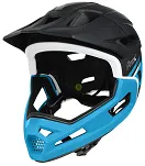 Kask z odpinaną szczęką Prox CAGE II – niebiesko-czarny (55-62cm) - 3