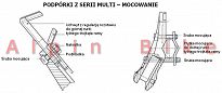 Regulowana podpórka rowerowa Pletscher Multi Zoom, do kół 26-29