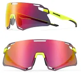Okulary Rockbros SP318 HD - red-yellow/yellow - 3