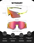 Okulary Rockbros SP318 HD - red-yellow/yellow - 4