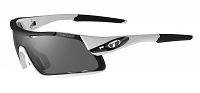 Okulary TIFOSI DAVOS white black (3szkła 15,4% Smoke, 41,4% AC Red, 95,6% Clear)