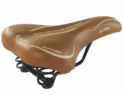 Siodło  Monte Grappa City Line Future  Man - spręzyna brązowe