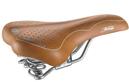 Siodło  Monte Grappa City Line Future  Man - spręzyna brązowe