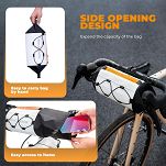 Torebka na kierownicę Rockbros W002 white black orange - 3