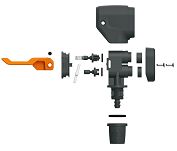 Głowica do pompek stacjonarnych SKS Multivalve Easy Head - 4