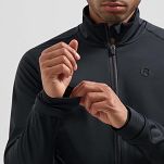 Kurtka softshellowa Rogelli ESSENTIAL II z oddychającymi panelami, czarna - 6