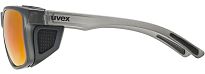 Okulary turystyczne UVEX Sportstyle 312 - smoke matt / mirror red - 4