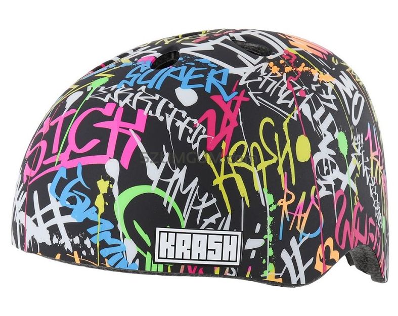 Kask dziecięcy juniorski  RASKULLZ STREET WRITER POP 2D  roz. M  54-58cm