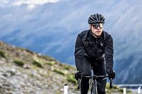 Zimowa kurtka rowerowa z syntetycznym pierzem Rogelli WADDED, czarna - 6