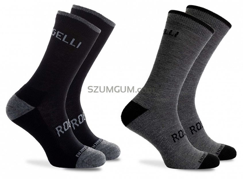 Ciepłe zimowe skarpetki z owczej wełny Rogelli Merino WOOL, 2-pack