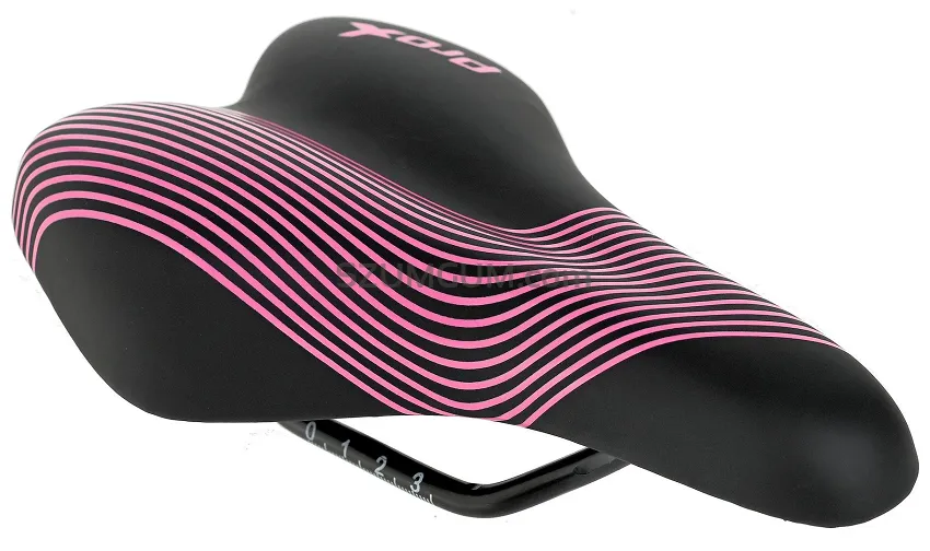 Siodełko dziecięce ProX 733 - różowe paski