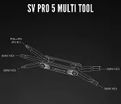 Kluczyk podręczny LEZYNE - SV PRO 5 - 3