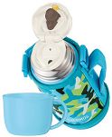Termos dziecięcy Thermos Active z dwiema nakrętkami i futerałem 600ml chłopięcy - 4