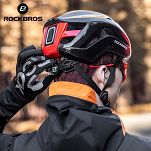 Kask rowerowy Rockbros ZK-077 z zintegrowanym oświetleniem 360°, black purple - 8