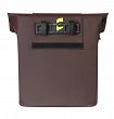 Torba rowerowa Basil City Shopper Vegan Leather, 16l - brązowa - 6