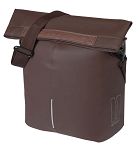 Torba rowerowa Basil City Shopper Vegan Leather, 16l - brązowa - 2