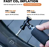 Pompka CO2 Rockbros TG-C8006 - silver - 3