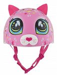Kask dziecięcy juniorski kot RASKULLZ  ASTRO CAT pink- (48-52cm) - 3