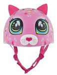 Kask dziecięcy juniorski kot RASKULLZ  ASTRO CAT pink- (48-52cm) - 3
