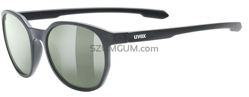 Okulary UVEX LGL 54 - black matt / mirror green