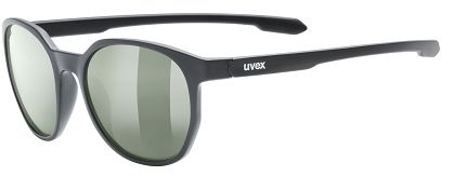 Okulary UVEX LGL 54 - black matt / mirror green
