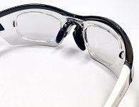 Fotochromowe okulary sportowe Rogelli SHADOW OPTIC z nakładkami na szkła optyczne, czarno-białe - 3