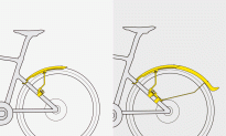 Zestaw błotników Topeak Tetrafender Set R1 & R2 (Road) - 17
