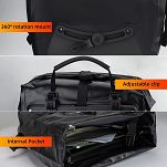 Sakwa rowerowa Rockbros AS-002-2 black / 25- 32L - 7