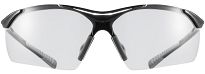 Okulary sportowe UVEX Sportstyle 223 - black grey / mirror clear - 2