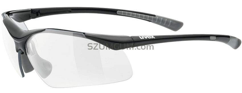 Okulary sportowe UVEX Sportstyle 223 - black grey / mirror clear