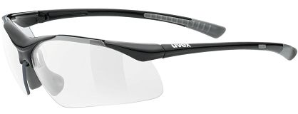 Okulary sportowe UVEX Sportstyle 223 - black grey / mirror clear