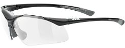 Okulary sportowe UVEX Sportstyle 223 - black grey / mirror clear
