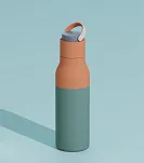 Butelka termiczna Asobu Metro 650ml - pastel green - 6