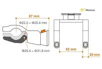 Torba na kierownicę Sport Arsenal SNC 510E -  mocowanie E-bike - 2
