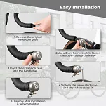 Dzwonek Rockbros BB2502 do szosy/gravela - black - 11