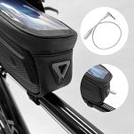 Torba rowerowa na ramę z etui na telefon 1,7 l czarna - Wozinsky WBB28BK - 6