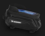 Torba rowerowa na ramę z etui na telefon 1,7 l czarna - Wozinsky WBB28BK - 8