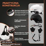 Kask narciarski/snowbordowy Qunature S-313 - white - 2