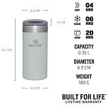 Kubek termiczny Stanley Aerolight Transit Mug 0,35 L - Hot Coral - 4