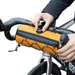 Torba rowerowa na kierownicę Rockbros Road to Sky TL002, 1,5 l, wodoodporna, pomarańczowa - 4