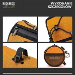 Torba rowerowa na kierownicę Rockbros Road to Sky TL002, 1,5 l, wodoodporna, pomarańczowa - 6