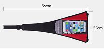 Osłona przeciwpotna z kieszonką na telefon - Rockbros D23-2BR - 8