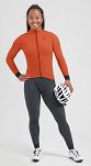 Damska bluza rowerowa Rogelli SIGNATURE LIGHT - pomarańczowa - 8